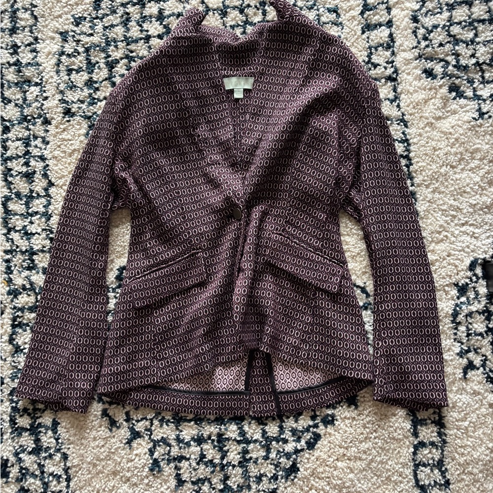 Chico's Patterned Blazer - Black and White